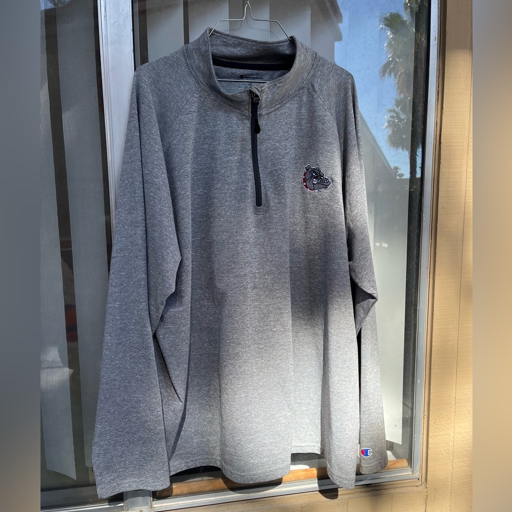 Gonzaga Bulldogs Men’s 1/2 Zip Logo Pullover Jacket 2XL